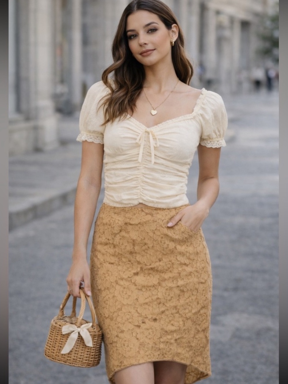 Y2K Fairy Lace Skirt